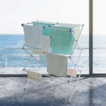 Rainbow Drywell Metal Compact Telescopic And Collapsible, Truly Portable, Foldable & Extendable Cloth Drying