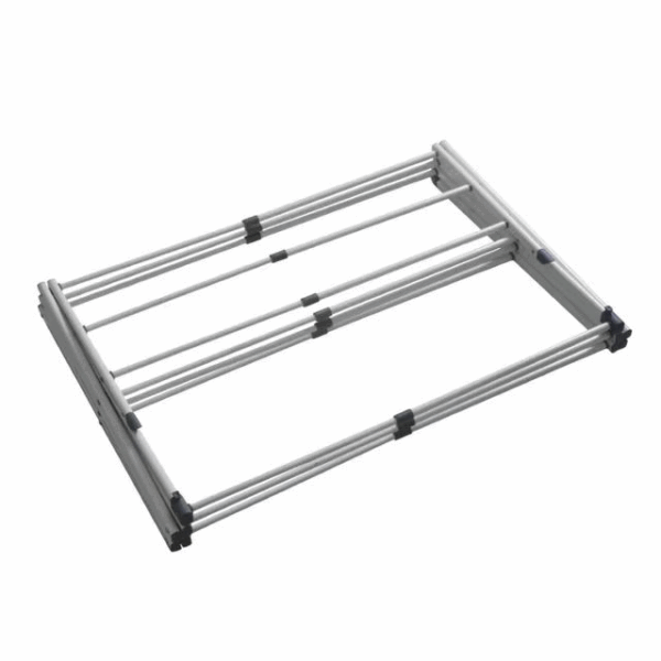 Rainbow Drywell Metal Compact Telescopic And Collapsible, Truly Portable, Foldable & Extendable Cloth Drying