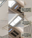 IntelliNova Dry - Superior Functions Intelligent Electric Cloth dryer with LED, UV, FAN, Heater, Voice and Remote Control Operation (Gold)