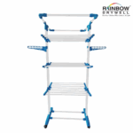 Rainbow Drywell Heavy Duty 2 Pole Jumbo Stainless Steel Foldable Cloth Drying Stand, Rust-Free Clothes Dryer/Cloth Stand/Clothes Hanger