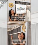 IntelliNova Dry - LED MINI Intelligent Electric Cloth dryer with Voice and Remote Control Operation (Gold)