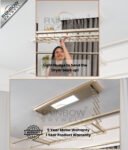 IntelliNova Dry - LED MINI Intelligent Electric Cloth dryer with Voice and Remote Control Operation (Gold)