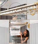 IntelliNova Dry - LED MINI Intelligent Electric Cloth dryer with Voice and Remote Control Operation (Gold)