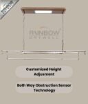 IntelliNova Dry - LED MINI Intelligent Electric Cloth dryer with Voice and Remote Control Operation (Gold)