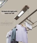 IntelliNova Dry - LED MINI Intelligent Electric Cloth dryer with Voice and Remote Control Operation (Gold)