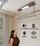 IntelliNova Dry - LED MINI Intelligent Electric Cloth dryer with Voice and Remote Control Operation (Gold)