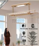 IntelliNova Dry - Multi-function Intelligent Electric Cloth dryer with LED, UV, FAN, Voice and Remote Control Operation (Gold)