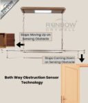 IntelliNova Dry - LED MINI Intelligent Electric Cloth dryer with Voice and Remote Control Operation (Gold)