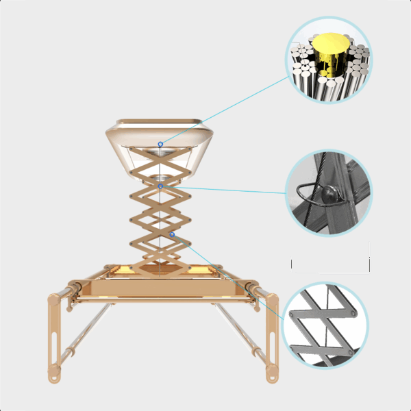 IntelliNova Dry - Superior Functions Intelligent Electric Cloth dryer with LED, UV, FAN, Heater, Voice and Remote Control Operation (Gold)