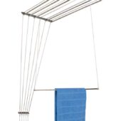 Rainbow Drywell Premium ABS Plastic Hanger (6 Pipes), Stainless Steel Pipes Ceiling Clothes Dryer/Drying Rack