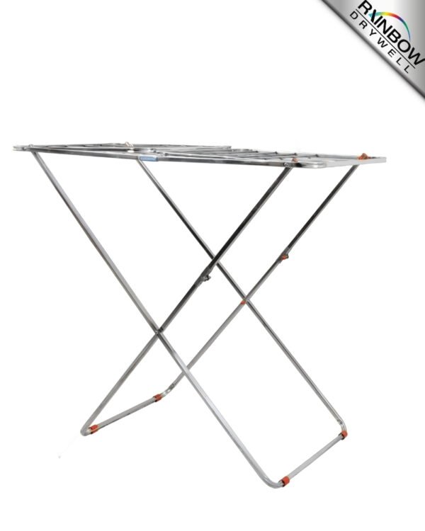 Rainbow Drywell Butterfly Stainless Steel Foldable Cloth Drying Stand/Double Rack Cloth Stand for Drying Clothes/Cloth Stand/Clothes Dryer/Clothes Hanger