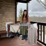 Rainbow Drywell Butterfly Stainless Steel Foldable Cloth Drying Stand/Double Rack Cloth Stand for Drying Clothes/Cloth Stand/Clothes Dryer/Clothes Hanger