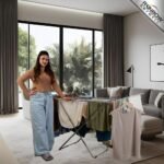 Rainbow Drywell Butterfly Stainless Steel Foldable Cloth Drying Stand/Double Rack Cloth Stand for Drying Clothes/Cloth Stand/Clothes Dryer/Clothes Hanger