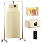 Thermodry - Smart Portable Clothes Dryer for multiple garments, Rapid Heating, Foldable Electric Heater with Timer, Fabric-Safe, Energy-Efficient Quiet Operation, Travel-Friendly Design (600 W)