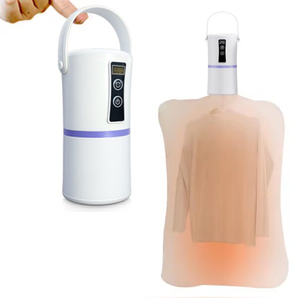 Mini Thermodry - Smart Portable Clothes Dryer, Rapid Heating, Foldable Electric Heater with Timer, Fabric-Safe, Energy-Efficient Quiet Operation, Travel-Friendly Design