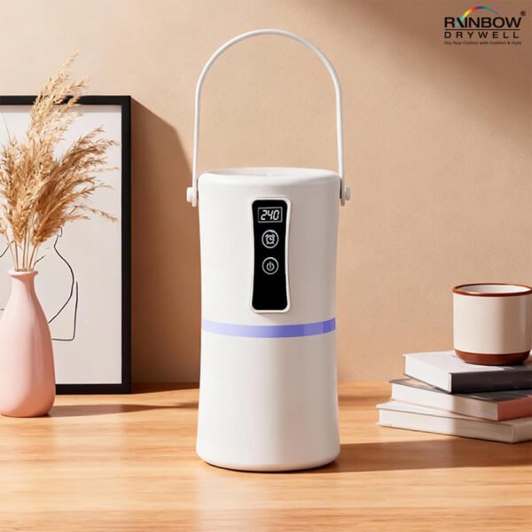 Mini Thermodry - Smart Portable Clothes Dryer, Rapid Heating, Foldable Electric Heater with Timer, Fabric-Safe, Energy-Efficient Quiet Operation, Travel-Friendly Design
