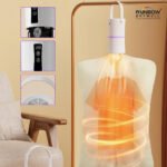Mini Thermodry - Smart Portable Clothes Dryer, Rapid Heating, Foldable Electric Heater with Timer, Fabric-Safe, Energy-Efficient Quiet Operation, Travel-Friendly Design